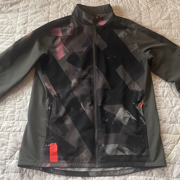 Under Armour Running Jacket Men's Large Storm Out Camo Print - Picture 1 of 7